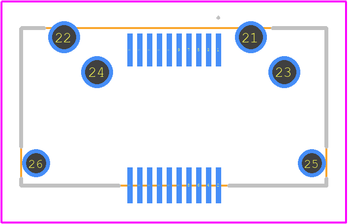 F11-11102042R - Harwin PCB footprint - Other - Other - F11-11102042R-4