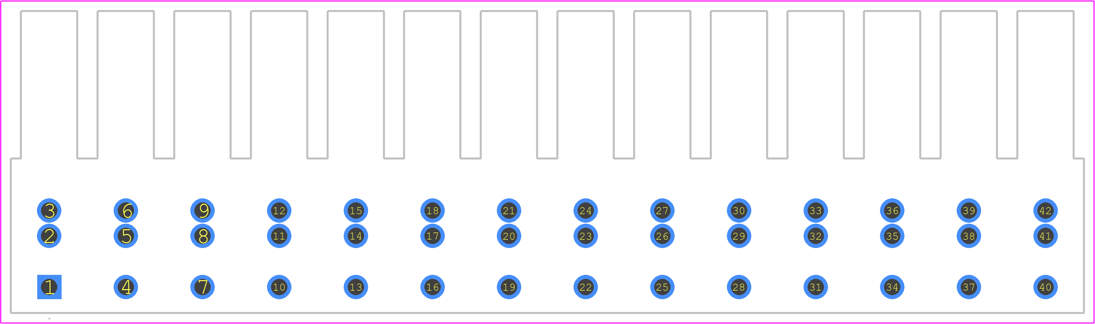 KS1401510000G - Amphenol PCB footprint - Other - Other - KS1401510000G-1