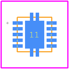TCKE805NL - Toshiba PCB footprint - Other - Other - WSON 10B