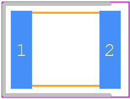 MA4P4001F-1091T - MACOM PCB footprint - Diodes Chip - Diodes Chip - MA4P4001F-1091T