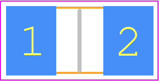 TLRH3APTTE9L00F - KOA Speer PCB footprint - Resistor Chip - Resistor Chip - TLRH3APTTE9L00F