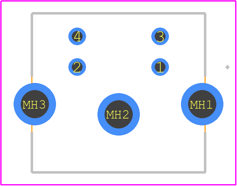 5749264-1 - TE Connectivity PCB footprint - Other - Other - 5749264-1-3