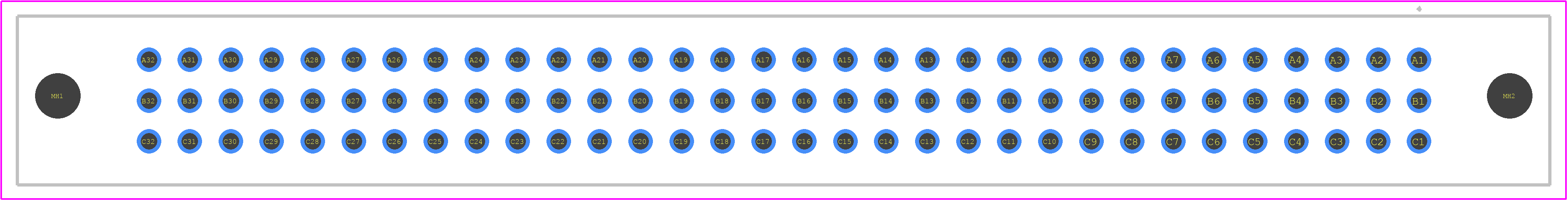 09032966411 - HARTING PCB footprint - Other - Other - 09032966411-10