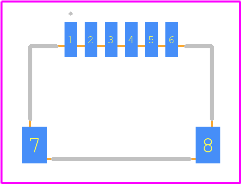 84981-6 - TE Connectivity PCB footprint - Other - Other - 84981-6-1
