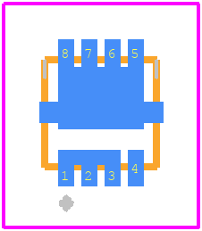 NTTFS5D6N08XLTAG - onsemi PCB footprint - Other - Other - WDFN8 3.3x3.3, 0.65P CASE 511DY ISSUE A