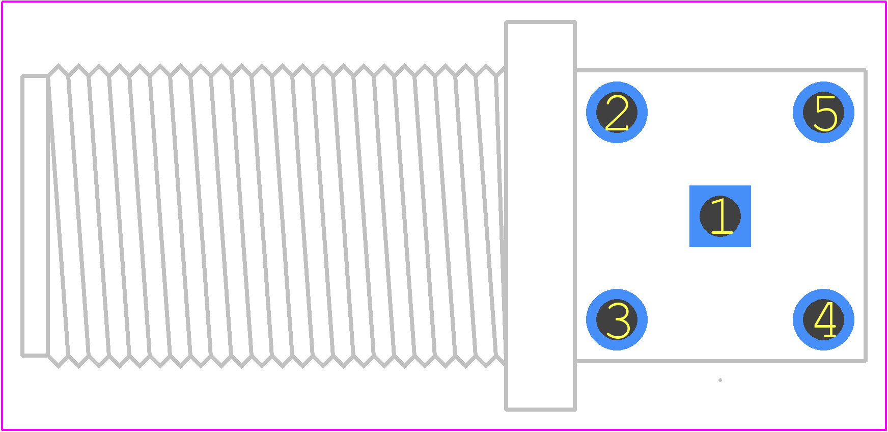 172363 - Amphenol RF PCB footprint - Other - Other - 172363-1