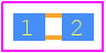 CPF0402B178KE - TE Connectivity PCB footprint - Resistor Chip - Resistor Chip - CPF0402
