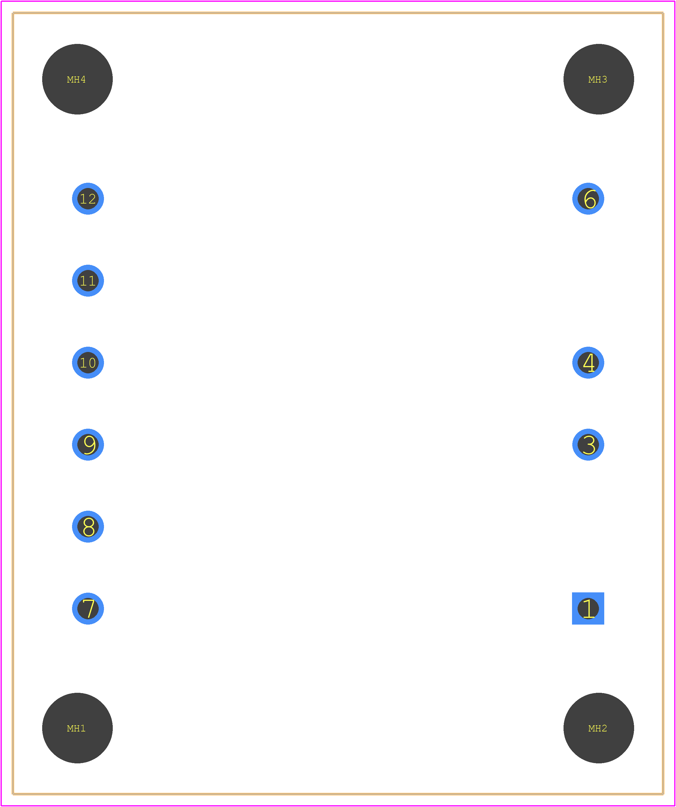 14A-30-512 - Bel PCB footprint - Other - Other - 14A-30-512-1
