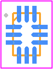 ISL54065IRUZ-T - Renesas Electronics PCB footprint - Quad Flat No-Lead - Quad Flat No-Lead - 12 Ld Thin µTQFN (Tape and Reel)