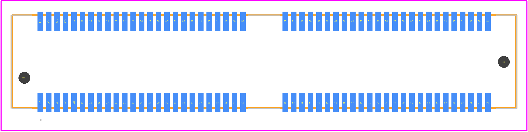15021004601040 - HARTING PCB footprint - Other - Other - 15021004601040-4