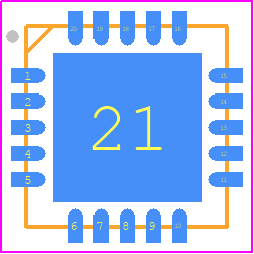 ISL59920IRZ - Renesas Electronics PCB footprint - Quad Flat No-Lead - Quad Flat No-Lead - L20.5x5C 20 LEAD QUAD FLAT NO-LEAD PLASTIC PACKAGE