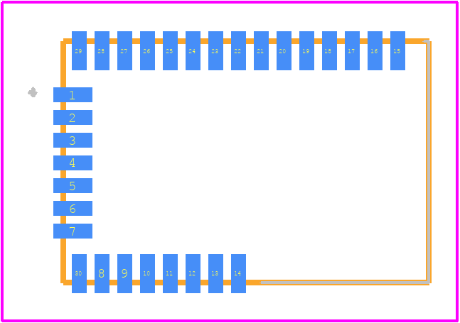 BT860-SA - Laird Connectivity PCB footprint - Other - Other - BT860-SA-1