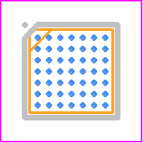 MAX77786EWJ+ - Analog Devices PCB footprint - BGA - BGA - MAX77786EWJ+