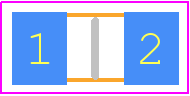 FB04YTYN272 - Stackpole Electronics, Inc. PCB footprint - Ferrite Bead Chip - Ferrite Bead Chip - FB04YTYN272www