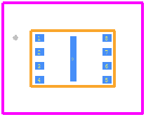 MX25V4035FZUI-TR - Macronix PCB footprint - Other - Other - 8-Land USON (2X3mm)