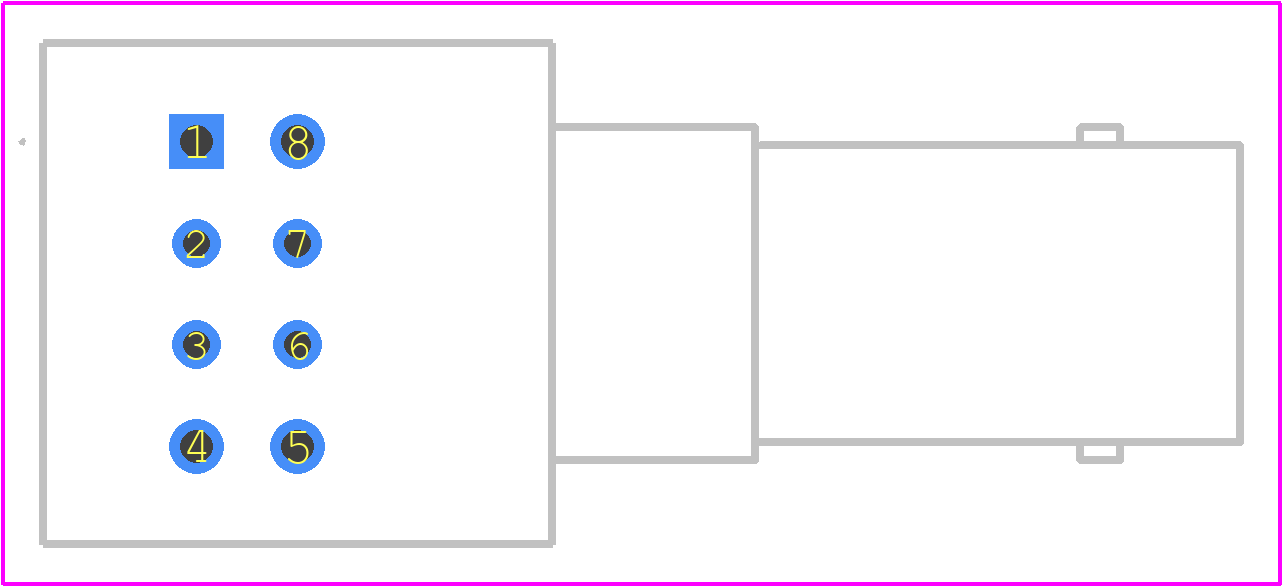 AFBR-1715TZ - Avago Technologies PCB footprint - Other - Other - AFBR-1715TZ-1
