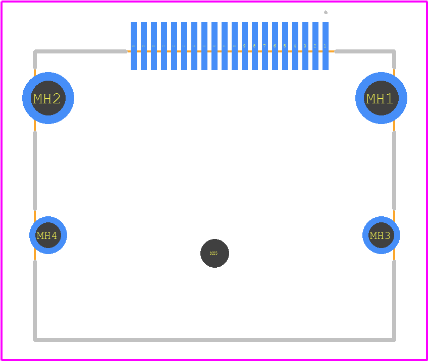 3VD51203-H7JJ-4H - Foxconn PCB footprint - Other - Other - 3VD51203-H7JJ-4H