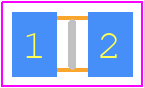 PCS0805FR0010ET - Ohmite PCB footprint - Resistor Chip - Resistor Chip - 0805 (2012 Metric)