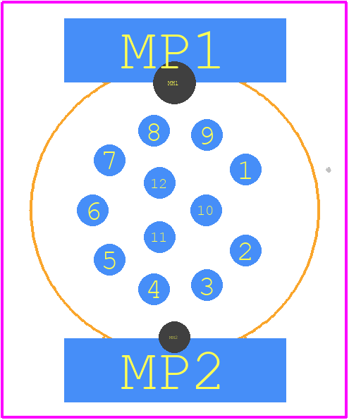 1411916 - Phoenix Contact PCB footprint - Other - Other - 1411916-1