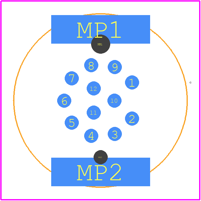 1411954 - Phoenix Contact PCB footprint - Other - Other - 1411954-1