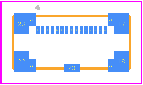 DF36A-15S-0.4V(51) - Hirose PCB footprint - Other - Other - DF36A-15S-0.4V(51)