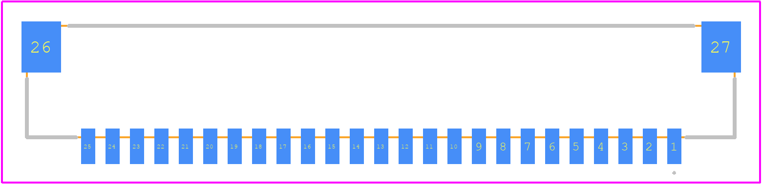 DF14A-25P-1.25H(52) - Hirose PCB footprint - Other - Other - DF14A-25P-1.25H(52)-2