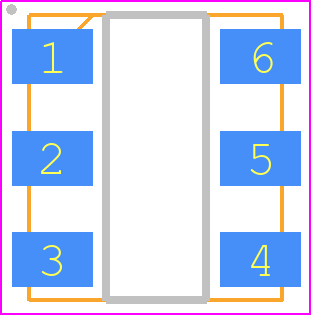 MACP-011045 - MACOM PCB footprint - Small Outline No-lead - Small Outline No-lead - MACP-011045