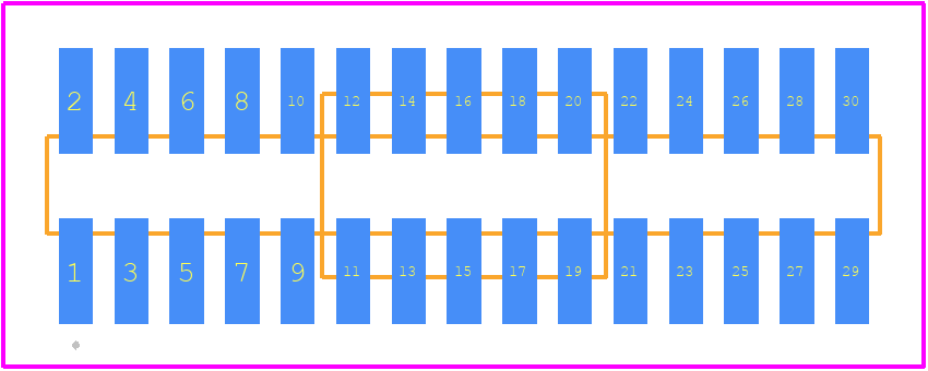 10170636-01E530ALF - Amphenol PCB footprint - Other - Other - 10170636-01E530ALF-1
