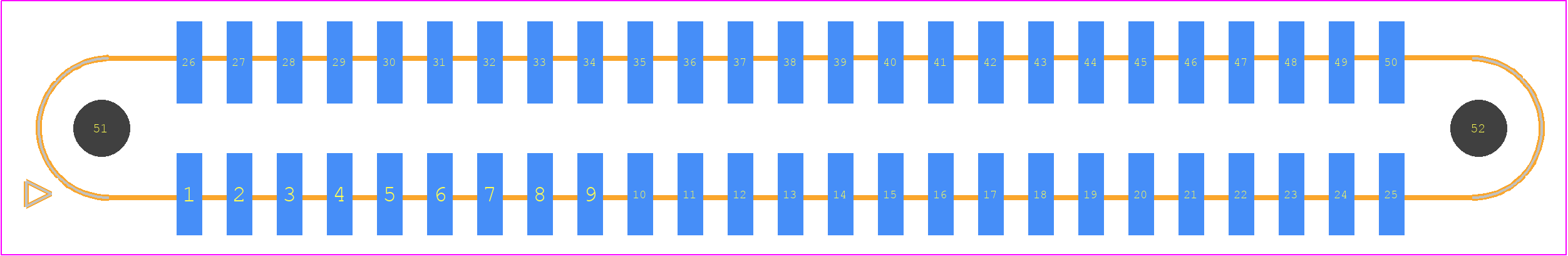 M80-5135042P - Harwin PCB footprint - Other - Other - M80-51350YYP