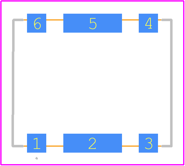 CVCO45CL-0350-0460 - Crystek PCB footprint - Other - Other - 6-SMD