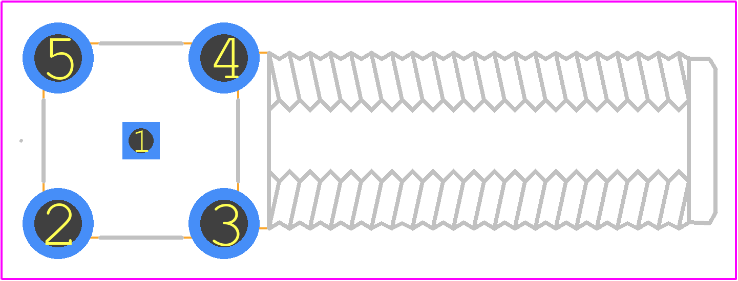 222128-12 - Amphenol RF PCB footprint - Other - Other - 222128-12-1
