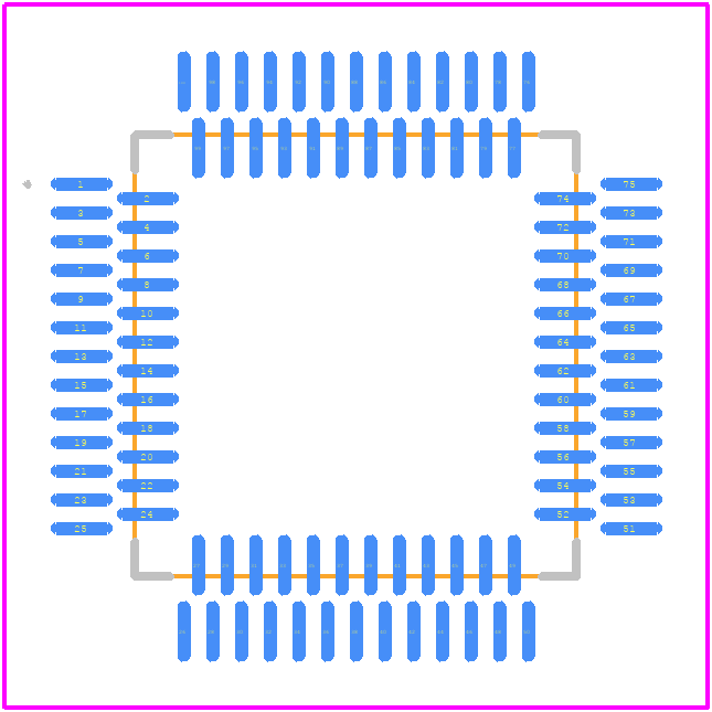 S32K341NHT0MPAST - NXP PCB footprint - Other - Other - SOT2045-1_2025-3