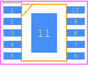 GP8413 - Linearin PCB footprint - Small Outline Packages - Small Outline Packages - 10sop