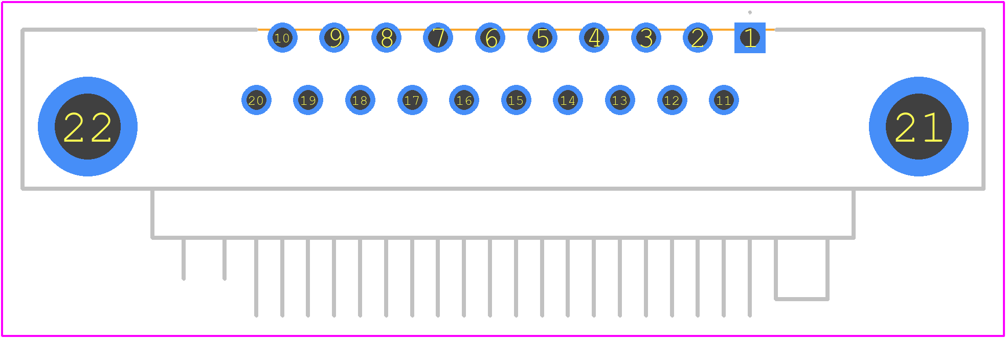 FCR0708-20 - INCON PCB footprint - Other - Other - FCR0708-20-8