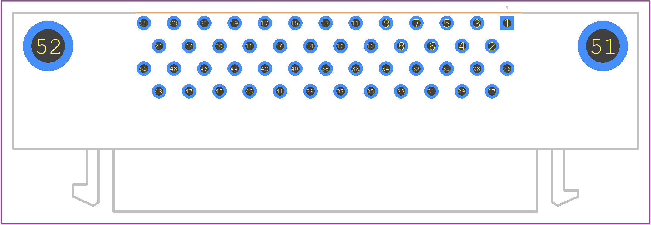 7000090287 - 3M PCB footprint - Other - Other - 7000090287-3
