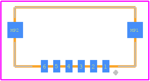 503763-0691 - Molex PCB footprint - Other - Other - 503763-0691-1