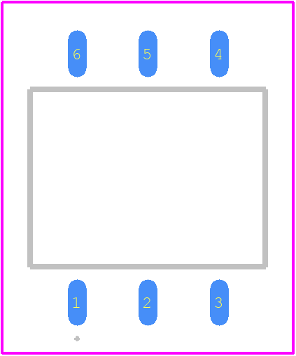 PLA150S - LITTELFUSE PCB footprint - Other - Other - 6-SMD_2025-1.1
