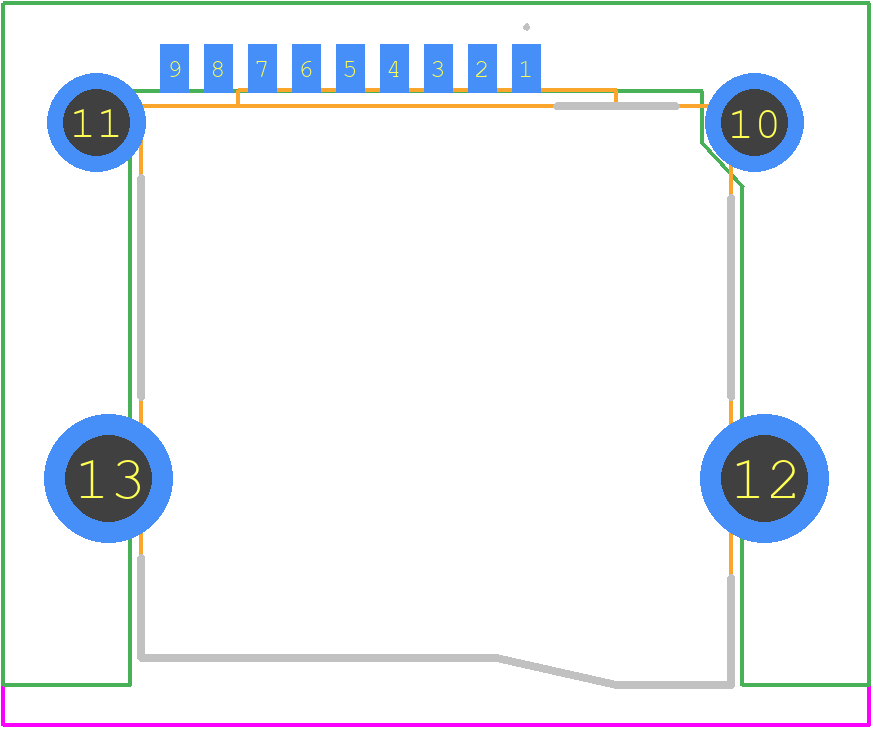 MSD-3-A - Same Sky PCB footprint - Other - Other - MSD-3-A-3