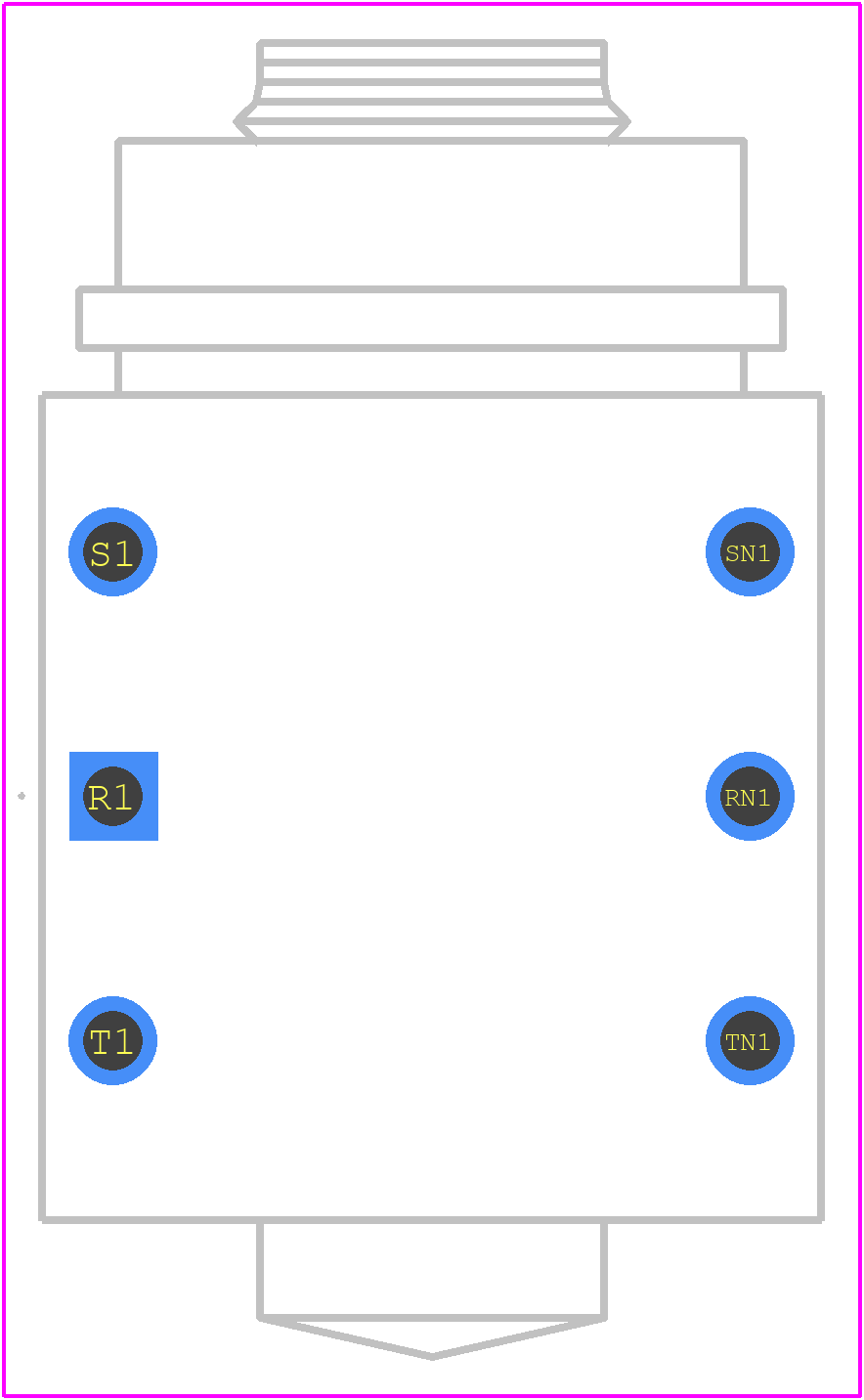 ACJS-MC - Amphenol Sine Systems PCB footprint - Other - Other - ACJS-MC-2