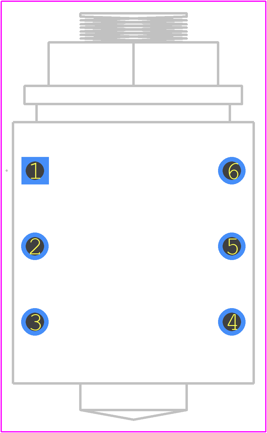 ACJS-PH - Amphenol Sine Systems PCB footprint - Other - Other - ACJS-PH-2