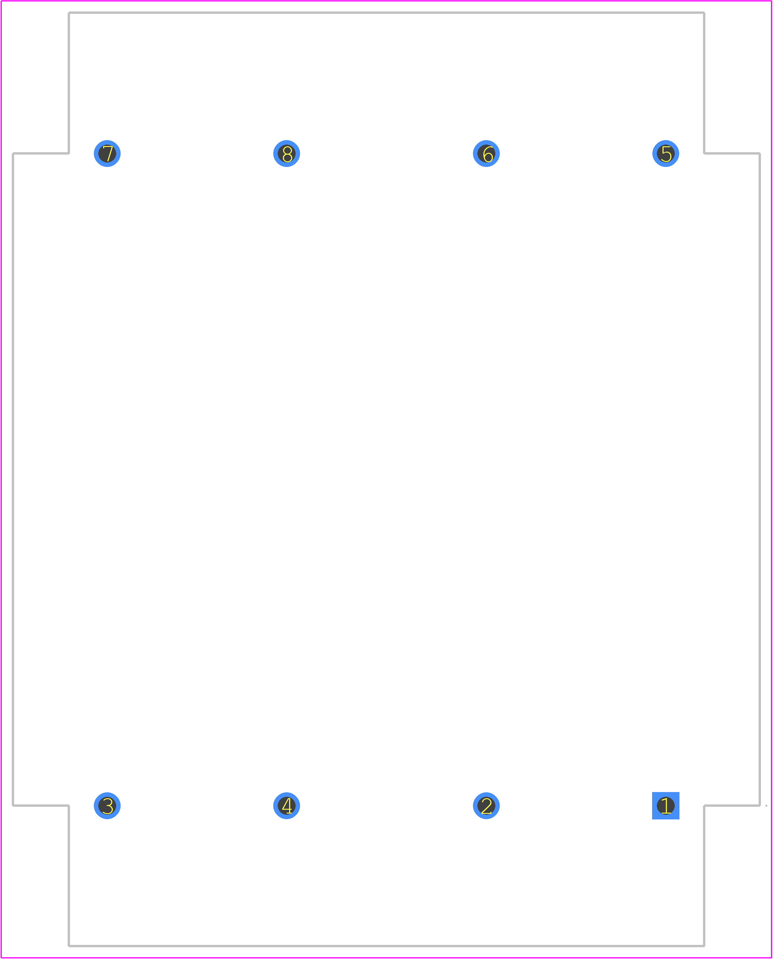 FP16-3000 - Triad Magnetics PCB footprint - Other - Other - FP16-3000-1