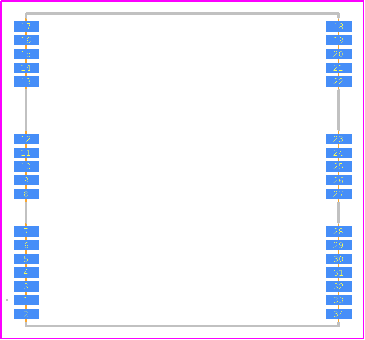 AGGBLA.125.A - Taoglas PCB footprint - Other - Other - 25mm x 25mm 2.8mm