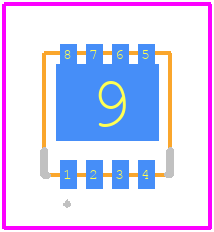 MCGL2D1N03YL-TP - MCC PCB footprint - Other - Other - PDFN3333-B