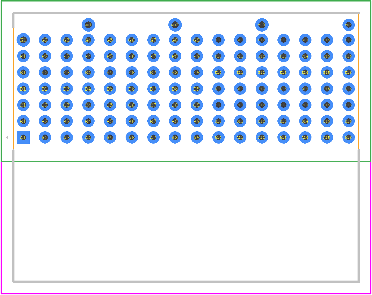 2102774-1 - TE Connectivity PCB footprint - Other - Other - 2102774-1-1