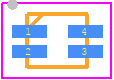 ISL29034IROZ-T7 - Renesas Electronics PCB footprint - Small Outline No-lead - Small Outline No-lead - L4.1.5x1.3