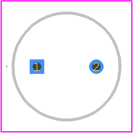 TAP107M016CCS - Kyocera AVX PCB footprint - Other - Other - 9mm x 16mm