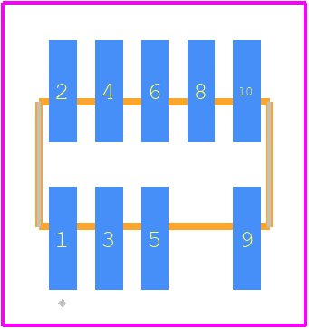 FTSH-105-01-F-D-007 - SAMTEC PCB footprint - Other - Other - FTSH-105-01-L-DV-007-K-1