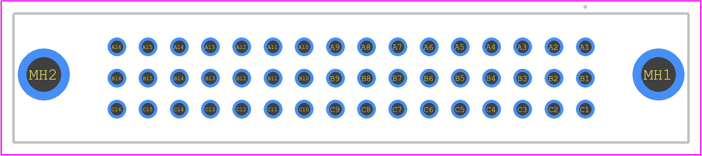 09232482850 - HARTING PCB footprint - Other - Other - 09232482850