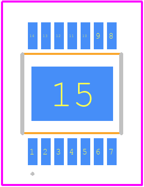 TLD21313EPXUMA1 - Infineon PCB footprint - Other - Other - PG-TSDSO-14