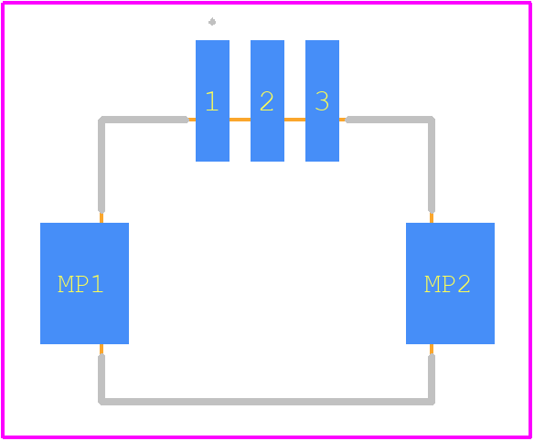 292228-3 - TE Connectivity PCB footprint - Other - Other - 292228-3-1